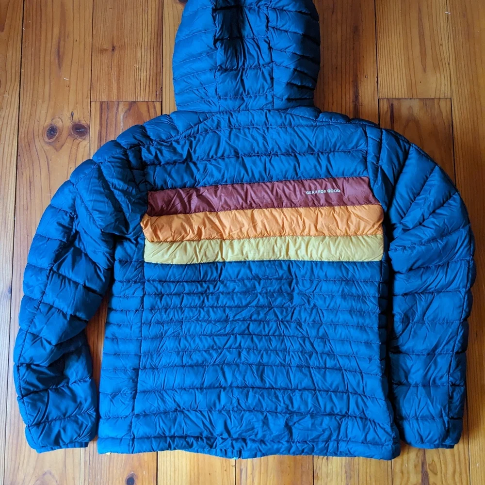 Cotopaxi Fuego Jacket Indigo Stripes W's Medium Like New - Picture 4 of 6